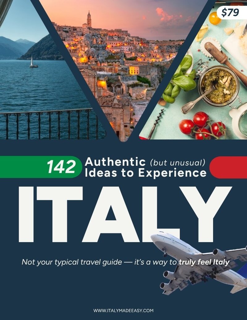 142 Authentic (but Unusual) Ideas to Experience Italy — guide cover