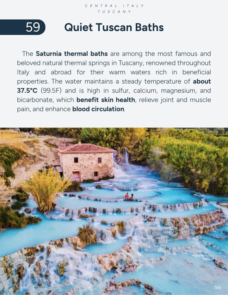 Guide page — Saturnia thermal baths