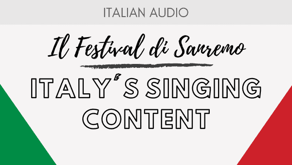 Italy's singing content