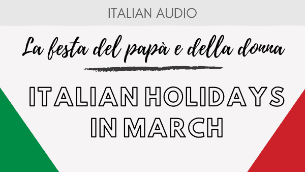Italian holiday in march