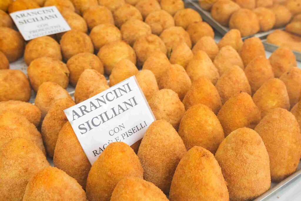 Arancini Siciliani in a shop