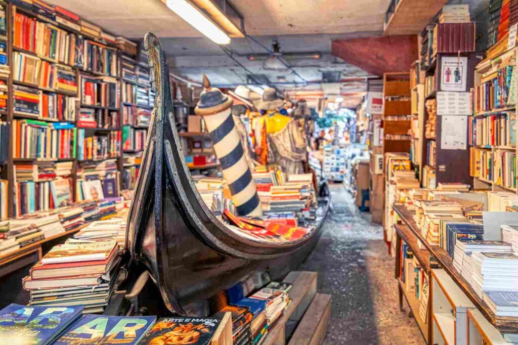 A bookstore in Venice