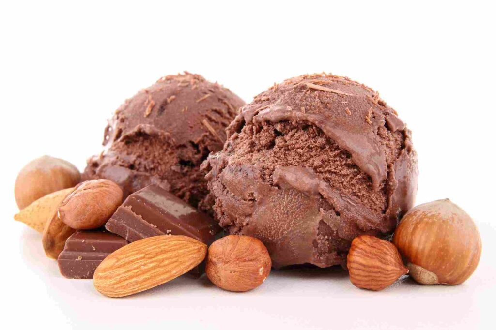 Gianduja ice cream
