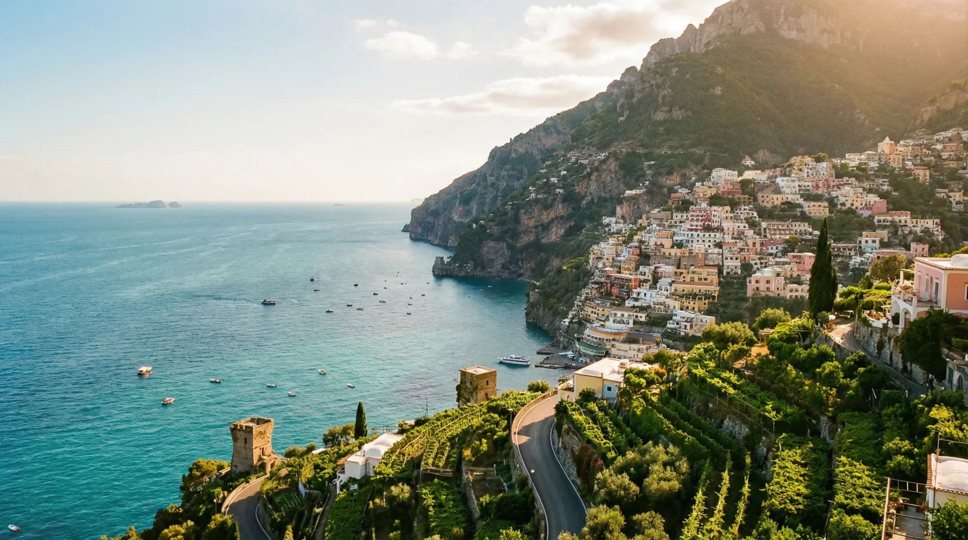 The Amalfi coast — the Italy you'll soon describe with a native's ease.