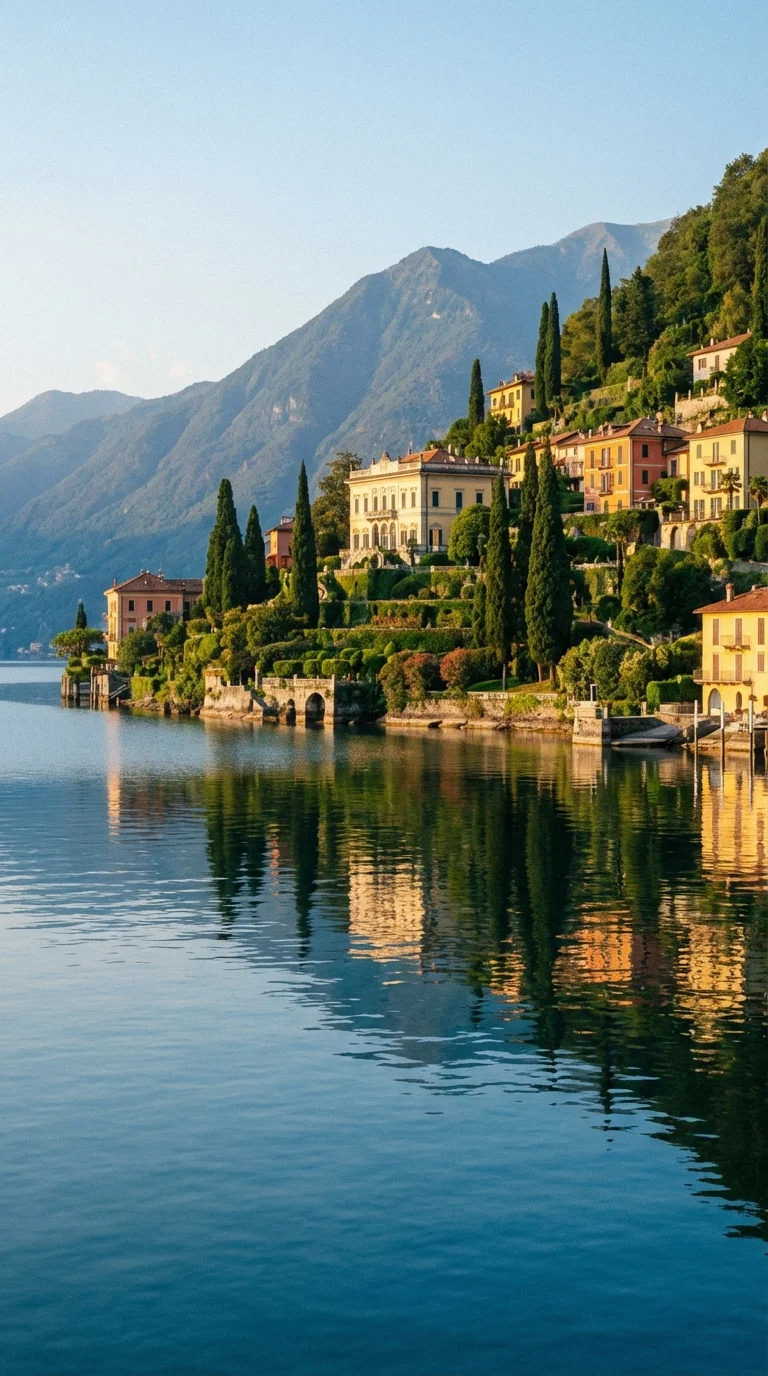 Lake Como panorama — Italian landscape