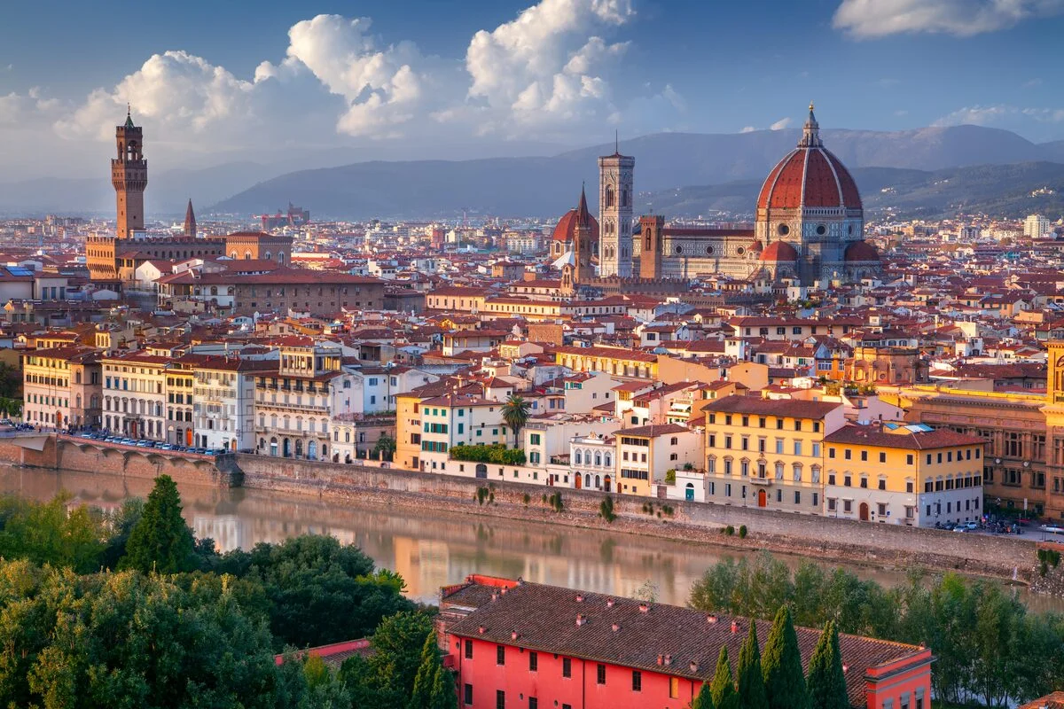 Florence — the Italy of art, history, and expressive language.